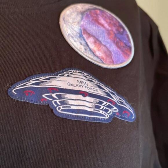 Mr & Mrs Italy Planetary Tee Black S - Picture 9 of 14